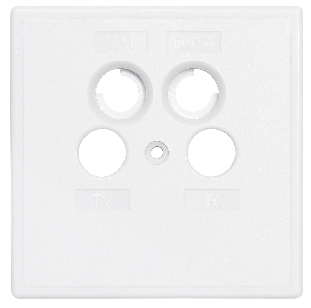SZU 2-02 Abdeckung | TV/R/SAT/DATA | einteilig