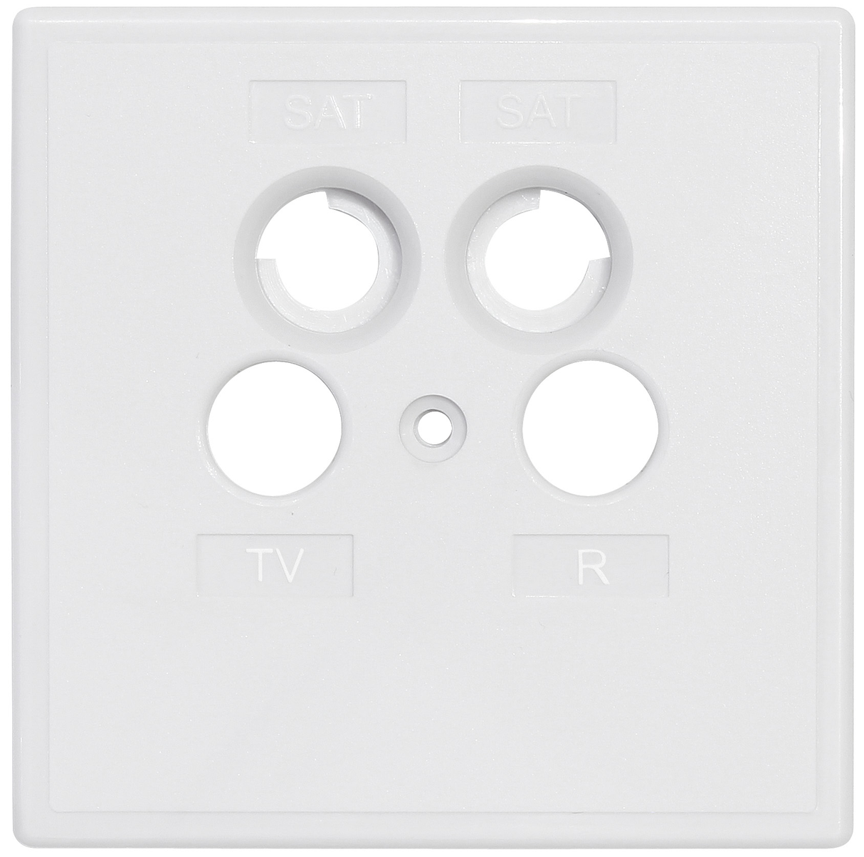 SZU 2-04 Abdeckung | TV/R/SAT/SAT | einteilig