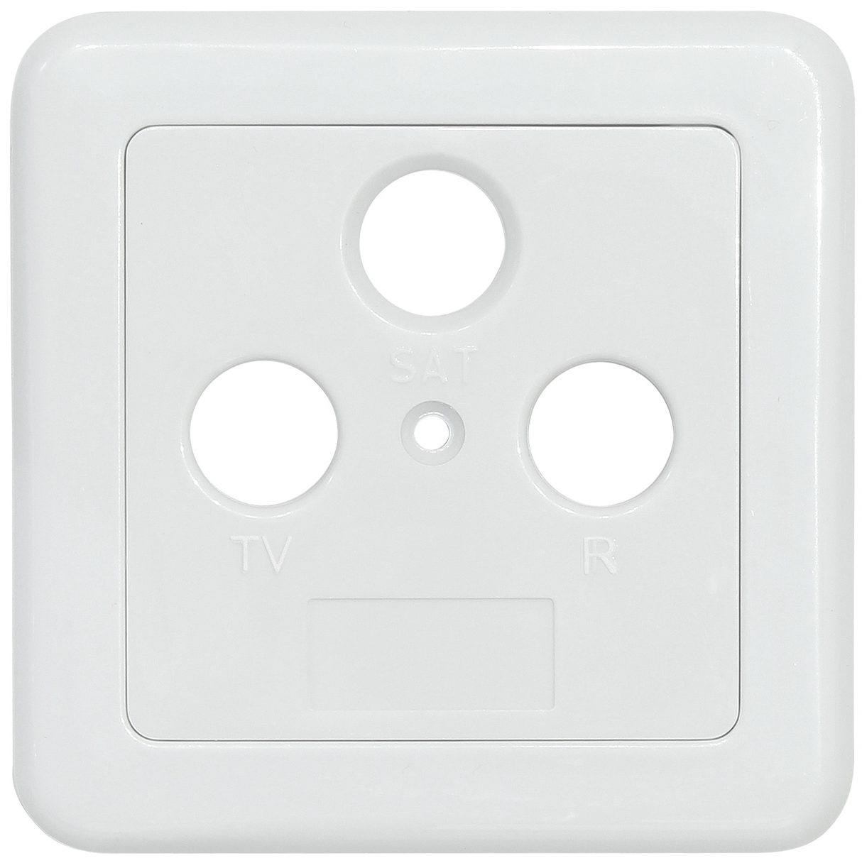 SZU 2-10 Abdeckung | TV/R/SAT | zweiteilig