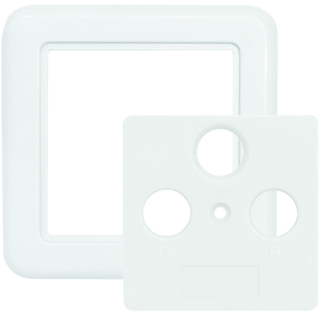 SZU 2-10 Abdeckung | TV/R/SAT | zweiteilig