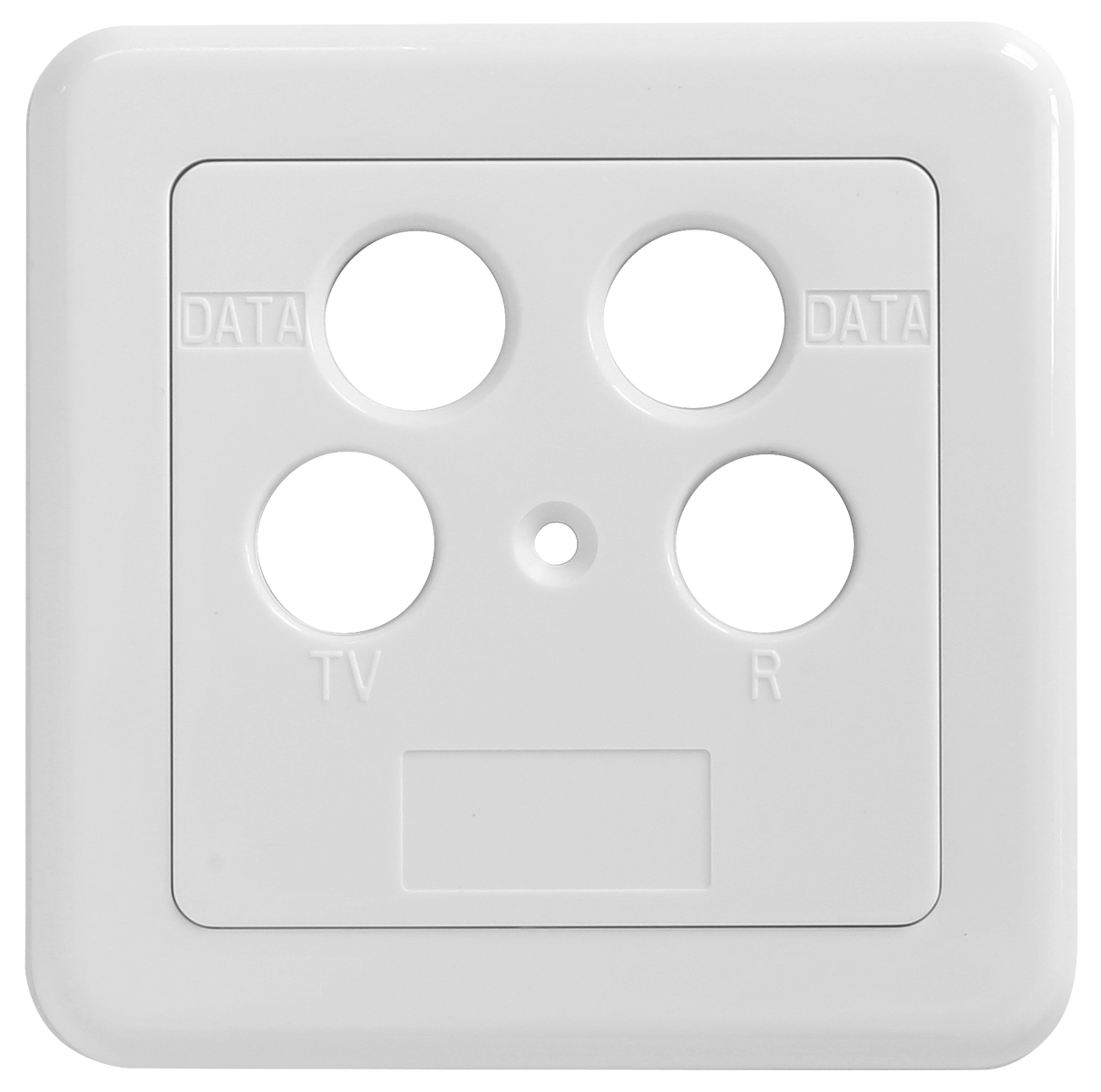 SZU 2-13 Abdeckung | TV/R/DATA/DATA | zweiteilig