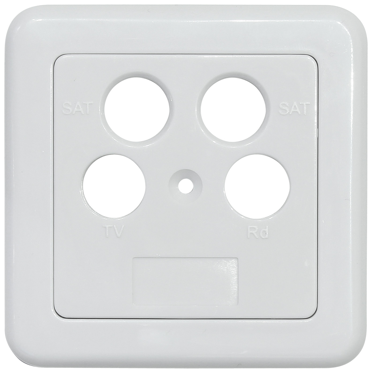 SZU 2-14 Abdeckung | TV/R/SAT/SAT | zweiteilig