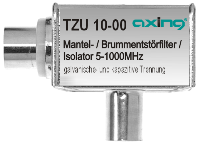 TZU 10-00 Mantelstromfilter | IEC-Buchse | IEC-Stecker