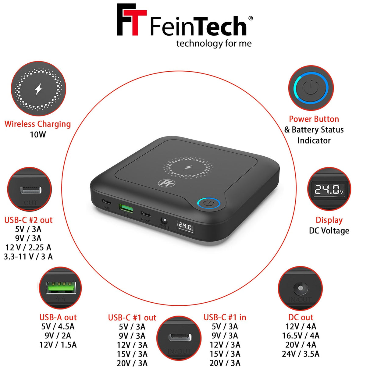 PLG02400 Universal Powerbank 88,8 Wh