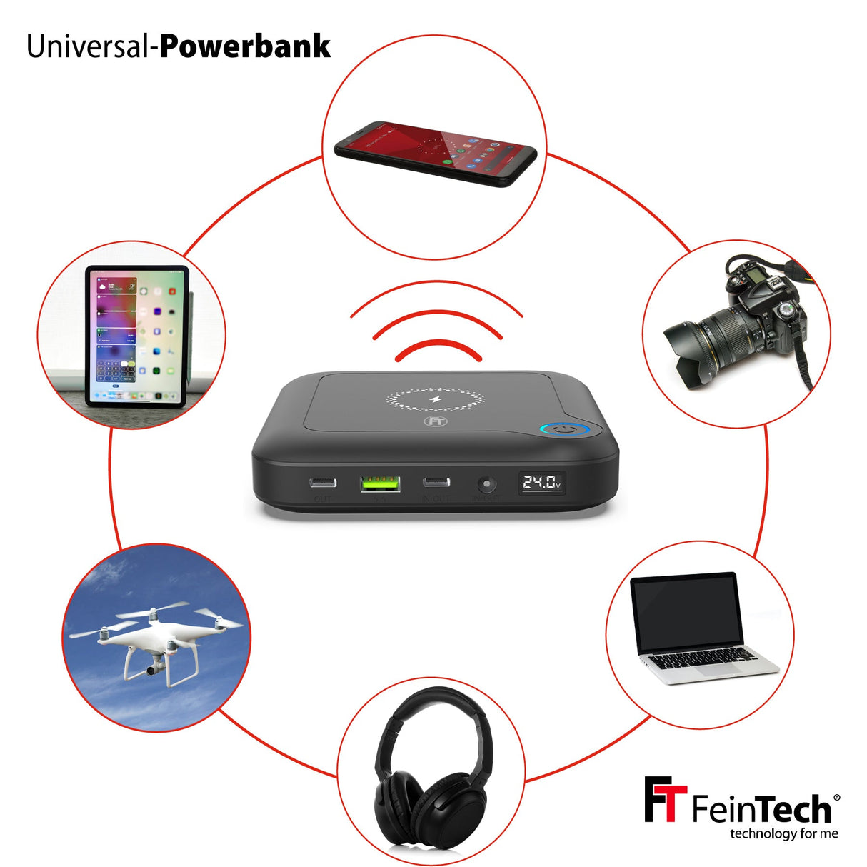 PLG02400 Universal Powerbank 88,8 Wh