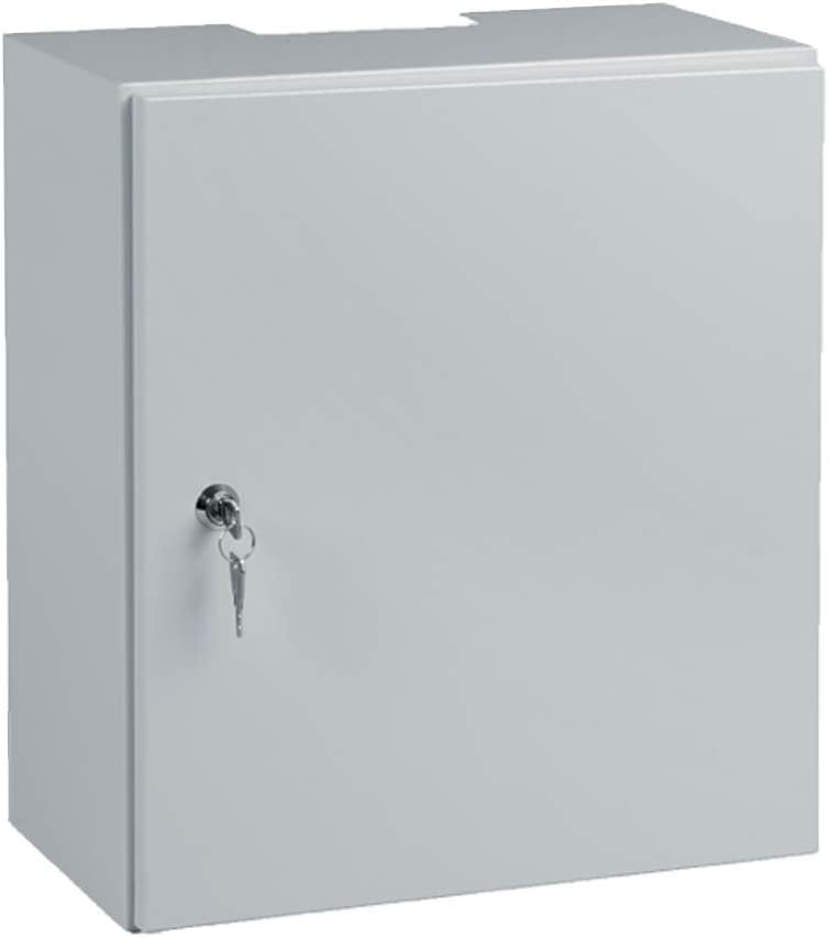 QAS4040 Antennenschrank 150mm tief | 400 x 400mm | 1x Verriegelung | Holz-Montageplatte | Basic