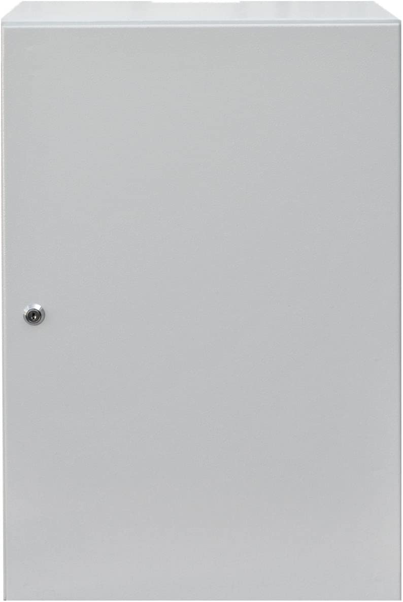 QAS4060 Antennenschrank 150mm tief | 400 x 600mm | 1x Verriegelung | Holz-Montageplatte | Basic