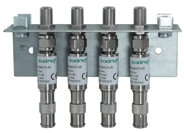 QEW00420 Überspannungswinkel | für 4-fach Axing-MS | steckbar | einreihig | mit SZU00602