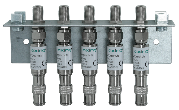 QEW00510 Überspannungswinkel | für 5-fach Axing-MS | einreihig | mit SZU00602