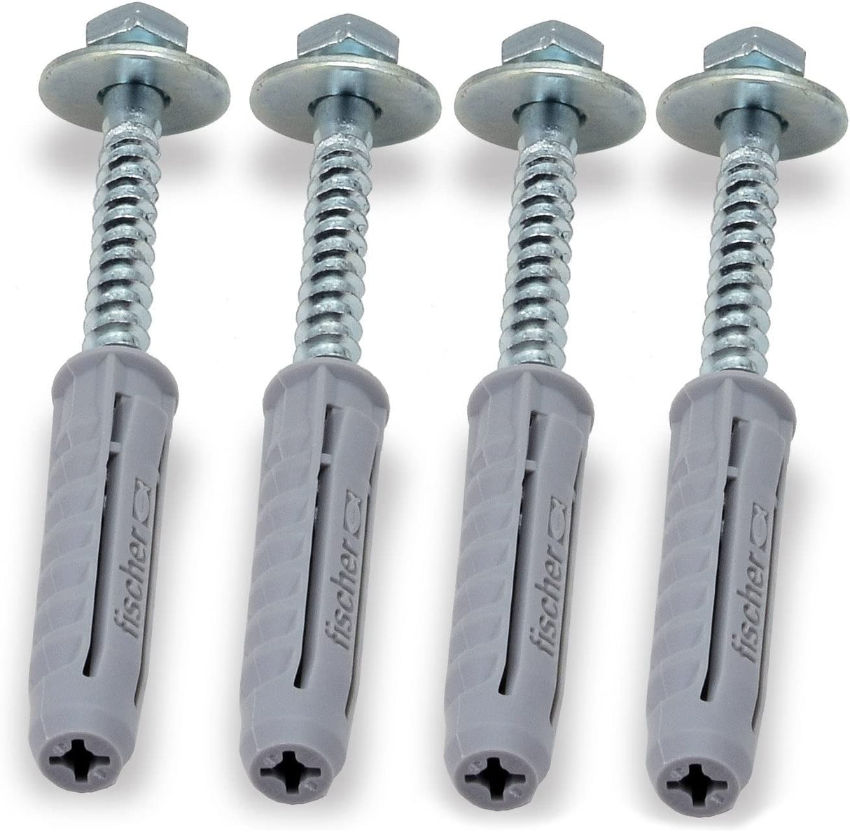 Schraubensatz | 4x Schraube 8 x 80mm | 4x Dübel 12mm | 4x Unterlegscheiben