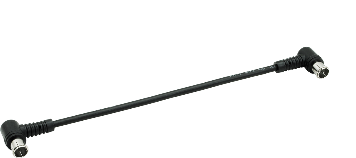 SAK03004 F-Patchkabel | Quickfix | 30cm | Winkelversion | schwarz