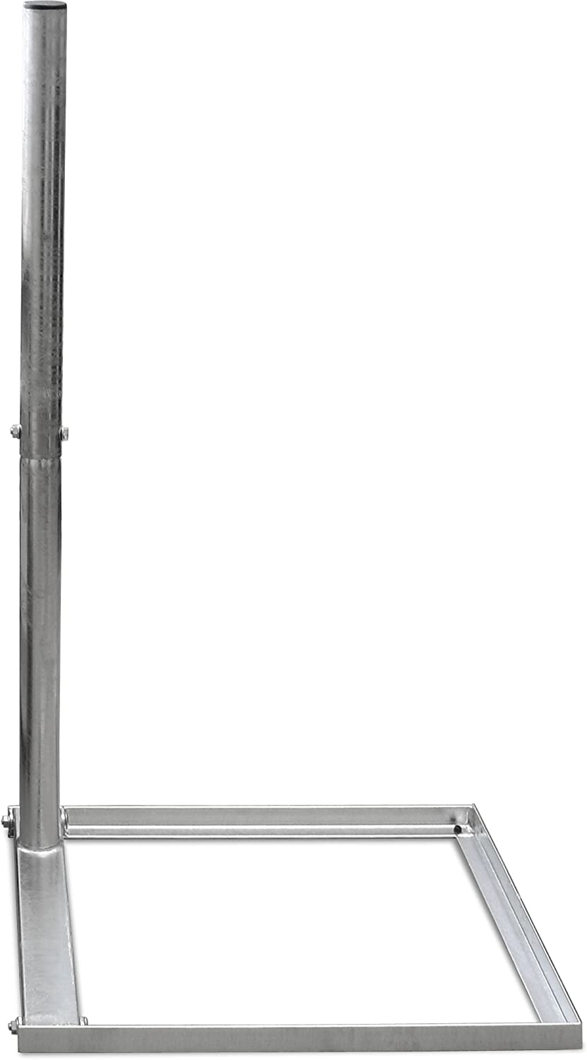 SBAF00300 Balkonständer | für Betonplatte 50 x 50cm | Länge 100cm | Stahl