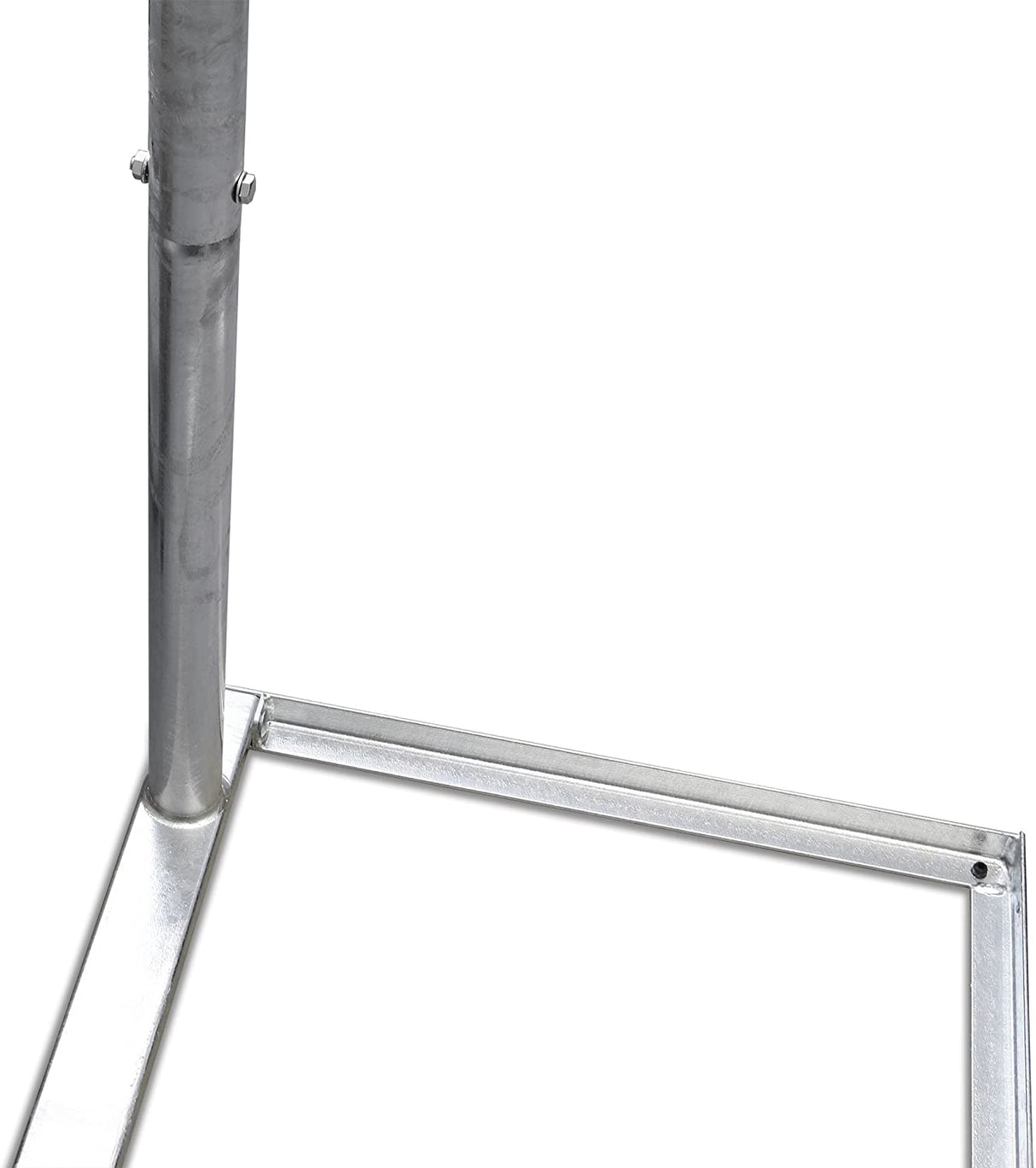 SBAF00300 Balkonständer | für Betonplatte 50 x 50cm | Länge 100cm | Stahl