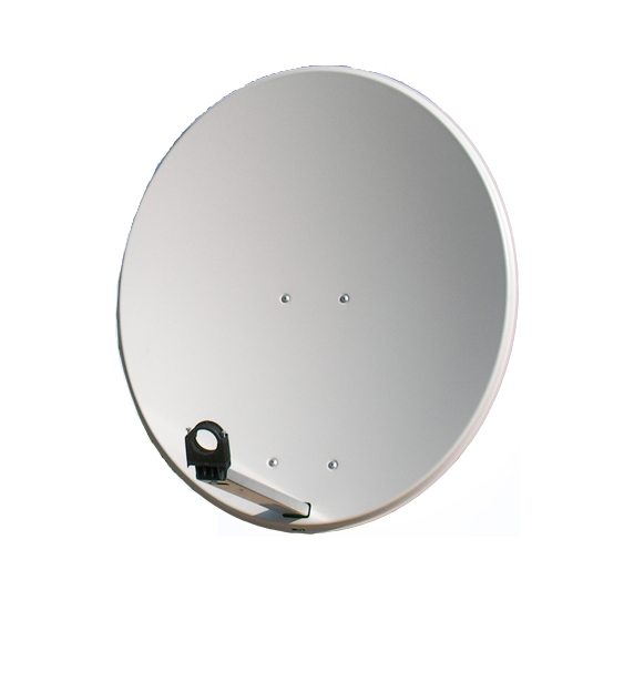 SOA85-31 Offsetspiegel 85 cm | hellgrau | Kunststoff-Feedhalter D 22/40mm | Alu | Basic