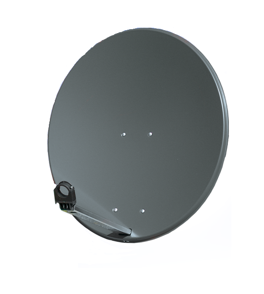 SOA85-32 Offsetspiegel 85 cm | anthrazit | Kunststoff-Feedhalter D 22/40mm | Alu | Basic