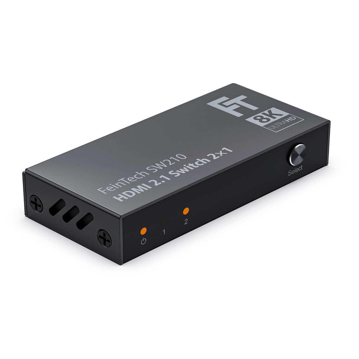 SW210 HDMI 2.1 8K Bi-Directional Switch 2 In 1 Out | Splitter 1 In 2 Out | Metal