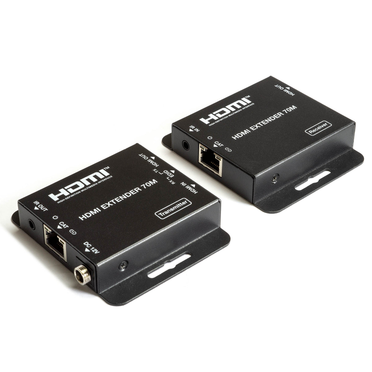 FeinTech VME00110 Extender HDMI Over LAN, 4K 30Hz Fino A 70m, Trasmettitore E Ricevitore - 2