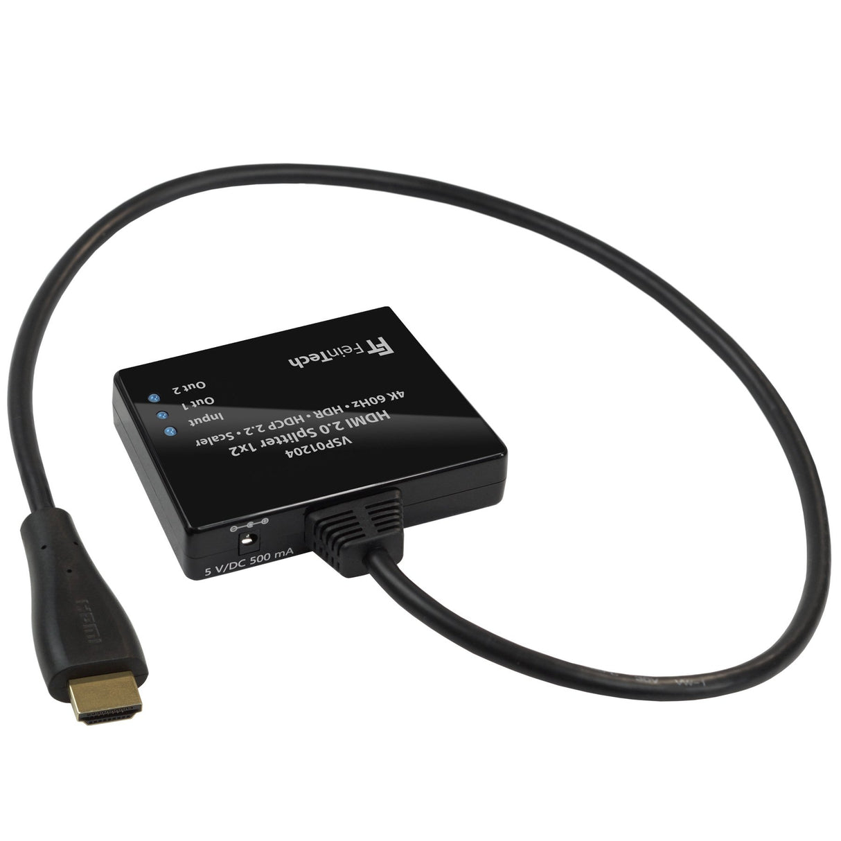 VSP01204 HDMI 2.0 Splitter 1x2 Pigtail