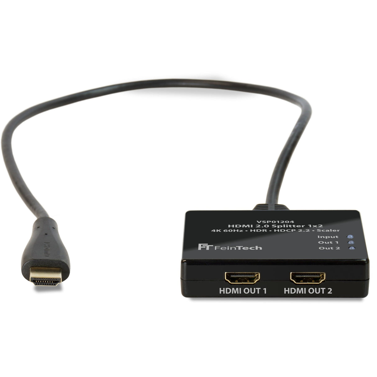 VSP01204 HDMI 2.0 Splitter 1x2 Pigtail