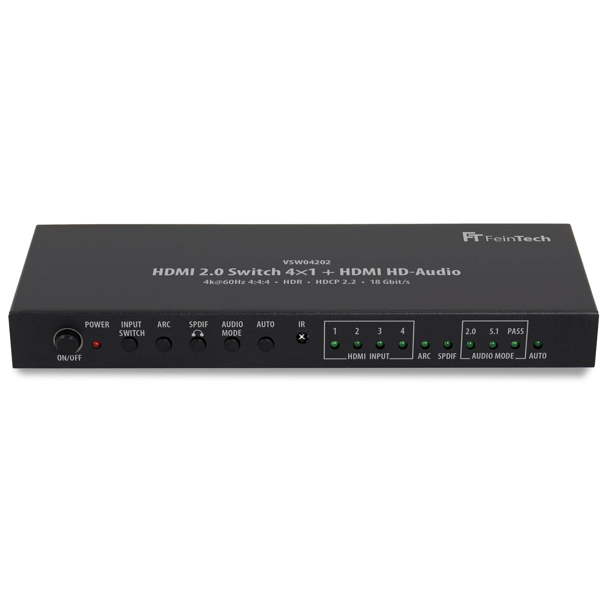 VSW04202 HDMI Switch 4x1 + HDMI HD-Audio Extractor
