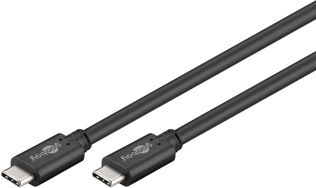Goobay 66507 USB-C/C 0150 SCHWARZ 1.5M 5G/3A PD USB 3.2 GEN1 1.5 m