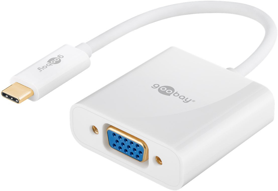 Goobay 66260 USB-C-Adapter VGA | weiß