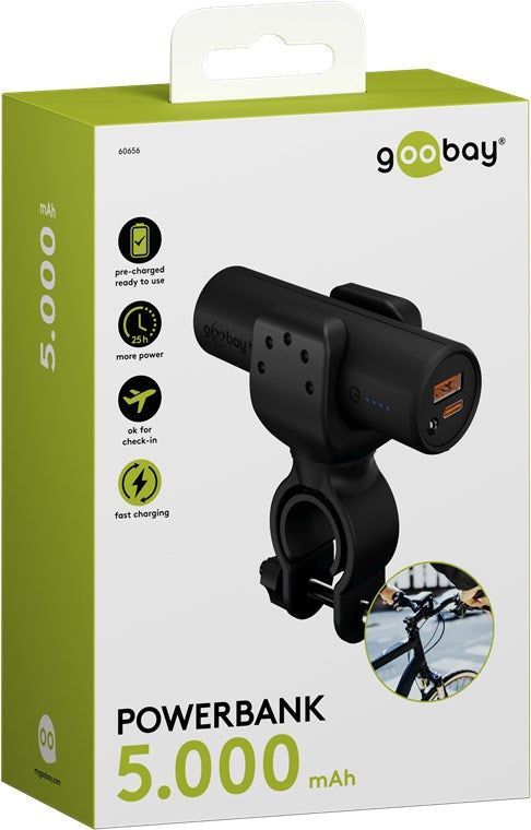 Goobay 60656 Bike-Powerbank 5.0 (5.000 mAh)