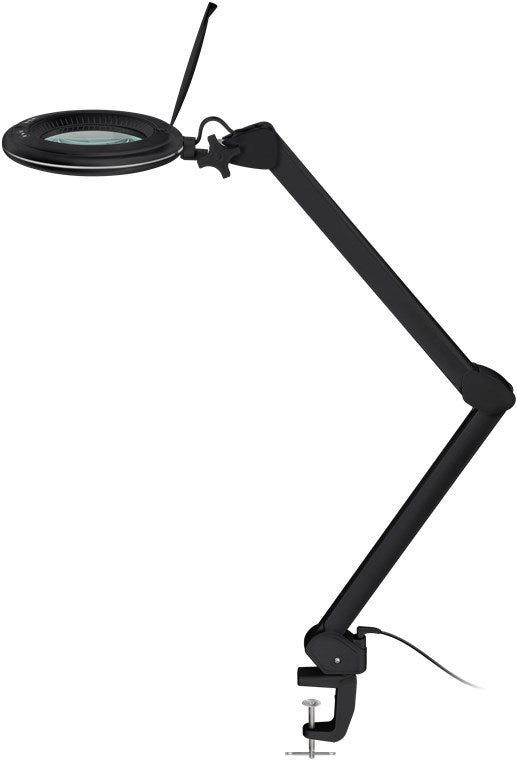 Goobay 64986 LED-Klemm-Lupenleuchte | 10W | 800 lm | Schwarz