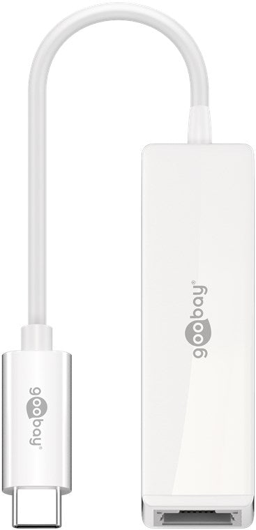 Goobay 66255 USB-C-Adapter RJ45 | weiß