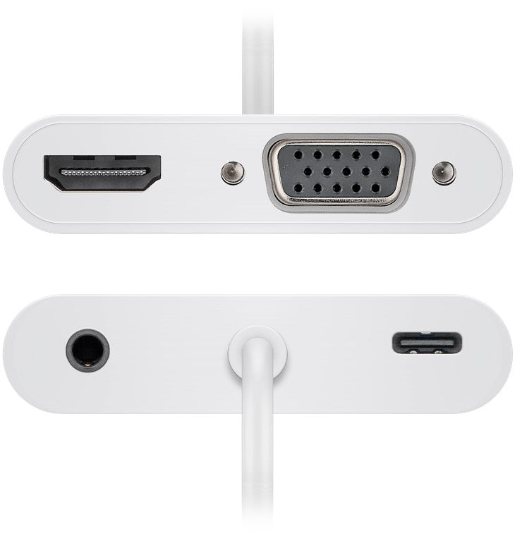 Goobay 52418 USB-C Multiport-Adapter HDMI+VGA+PD 100 W