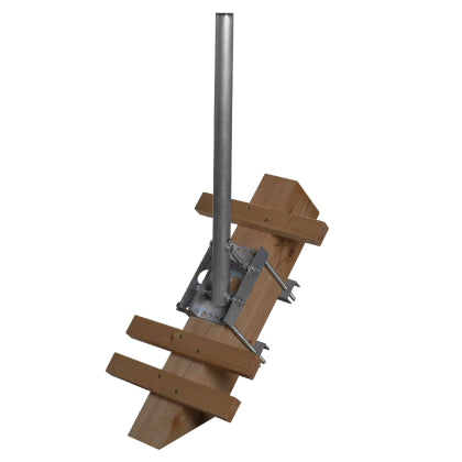 QSH01 Dachsparrenmasthalter | Länge 80cm | Rohr-D 40mm | Neigungsbereich 30-50°