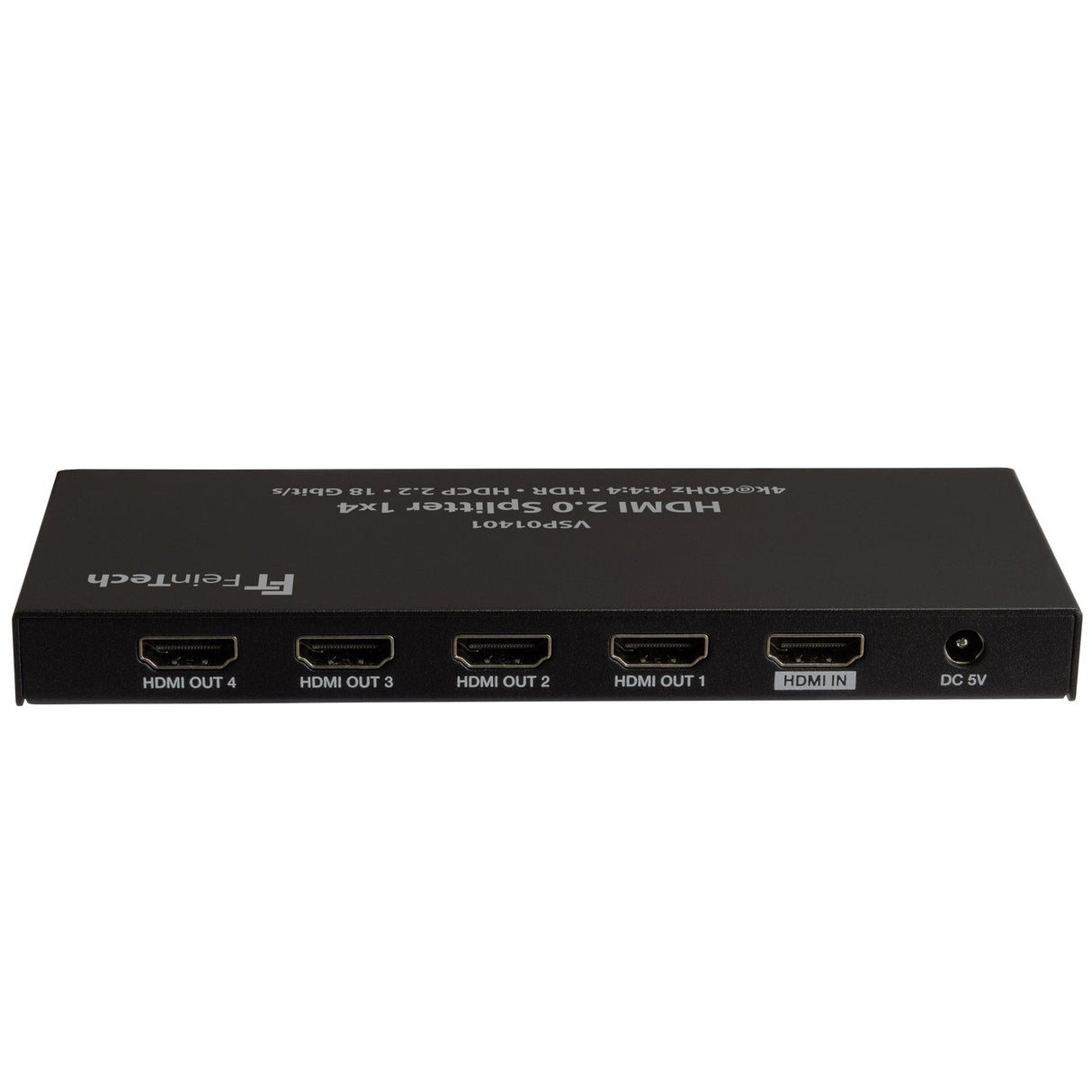 VSP01401 HDMI 2.0 Splitter 1 In 4 Out mit Downscaler