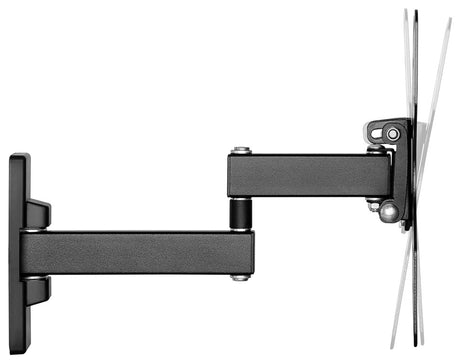 Goobay 49714 TV-Wandhalterung Basic FULLMOTION (S) für Fernseher von 23-Zoll bis 42-Zoll (58-107cm) | vollbewegliches Doppelarmgelenk (schwenkbar und neigbar) bis 15kg