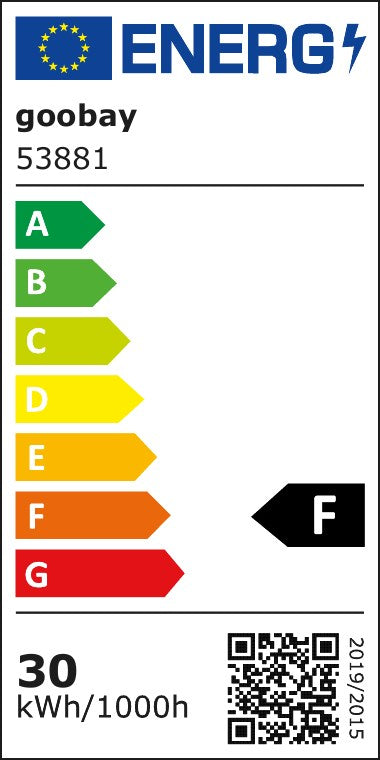 Goobay 53881 LED-Außenstrahler 30W | Schwarz | 2550 lm | Bewegungsmelder