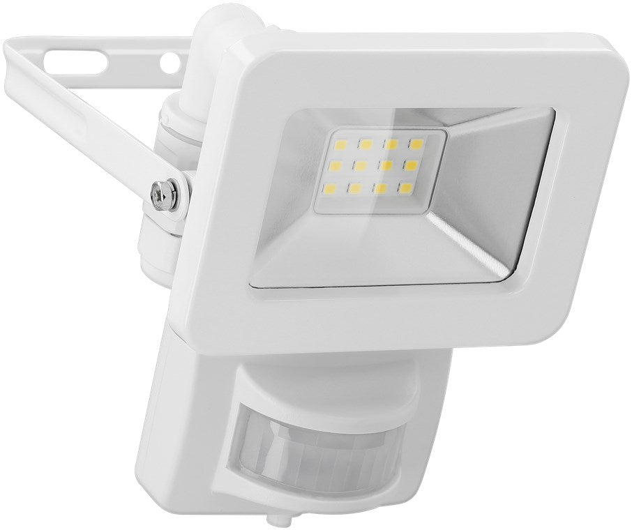 Goobay 53878 LED-Außenstrahler 10W | Weiß | 850 lm | Bewegungsmelder