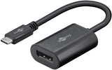 Goobay 38530 USB-C-auf-DisplayPort-Adapter Schwarz