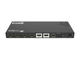 AX341 HDMI 2.1 eARC Splitter Switch 4 In 2 Out + Audio Extractor to eARC-Soundbar, Optical & AUX