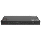 AX341 HDMI 2.1 eARC Splitter Switch 4 In 2 Out + Audio Extractor to eARC-Soundbar, Optical & AUX