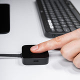 FPS400 USB 3.0 Hub mit Fingerabdruck-Sensor für Windows Hello | schwarz