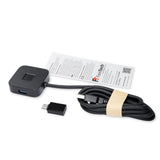 FPS400 USB 3.0 Hub mit Fingerabdruck-Sensor für Windows Hello | schwarz