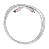 EAK 101-80 Endgeräteanschlusskabel F | axiale Stecker | Quickfix | 4-fach geschirmt | 1,00 m