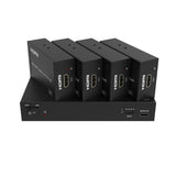 SX430 HDMI 2.0 Splitter 1 In 4 Out over Lan Extender 60m | Loop Out | 4K 6Hz | POC