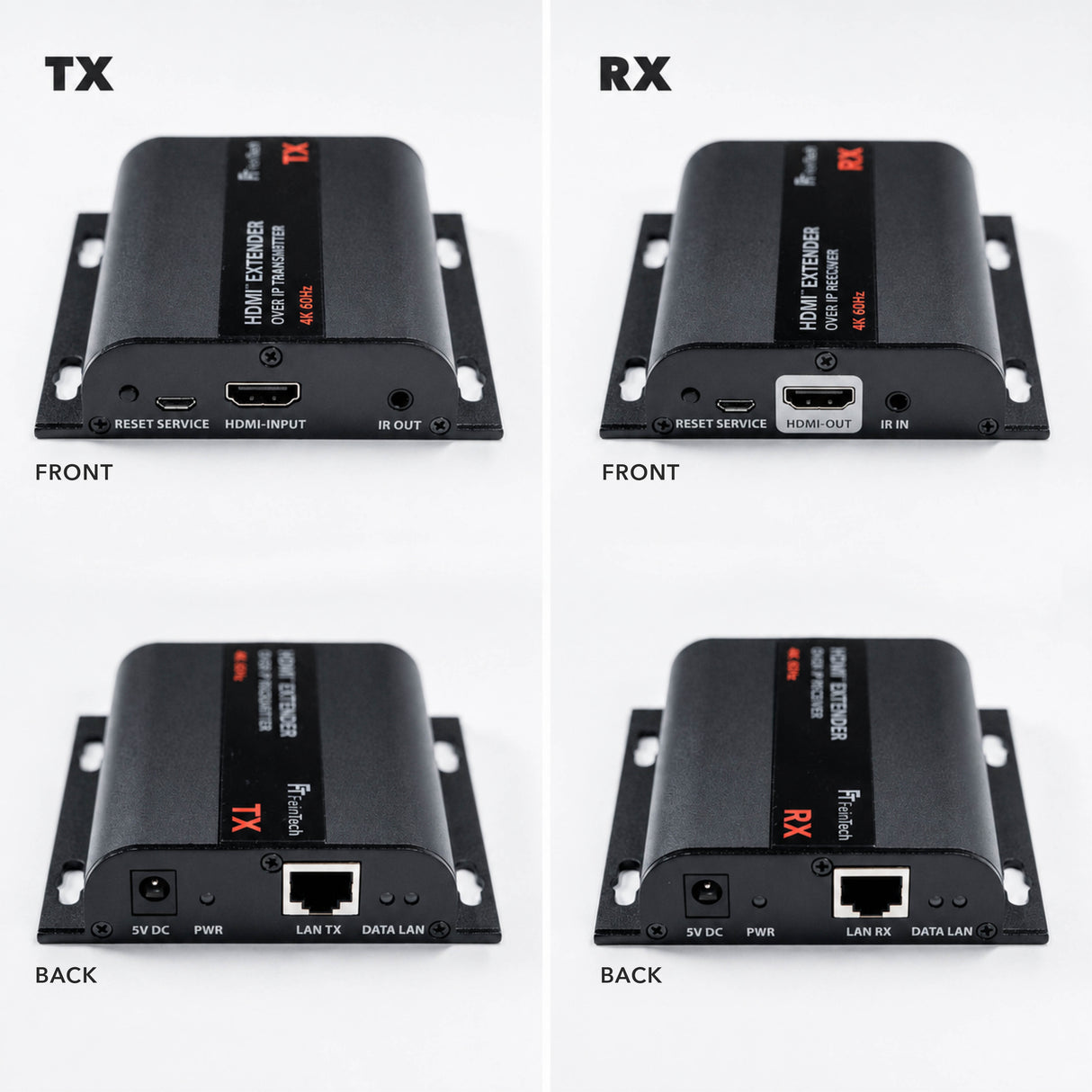 HX530 HDMI 2.0 over IP Extender Set | 4K 60Hz | IR | 120m