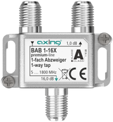 BAB 1-16X 1-fach Abzweiger | 16 dB | 5 … 1800 MHz | Bauform 01