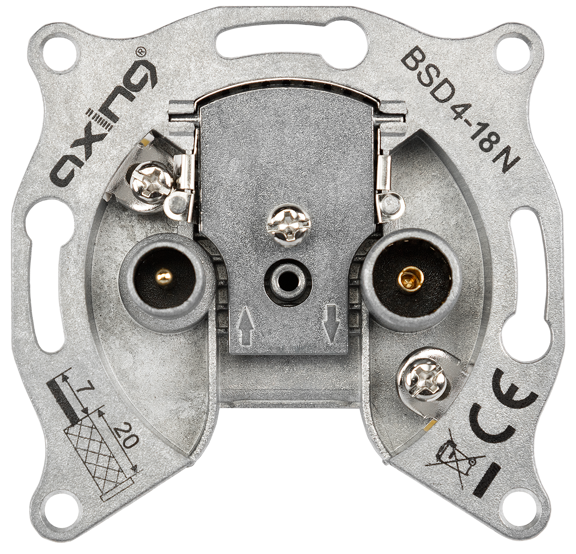 BSD 4-18N Breitband Durchgangsdose | 18dB