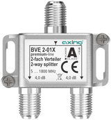 BVE 2-01X 2-fach Verteiler | 4 dB | 5 … 1800 MHz | Bauform 01