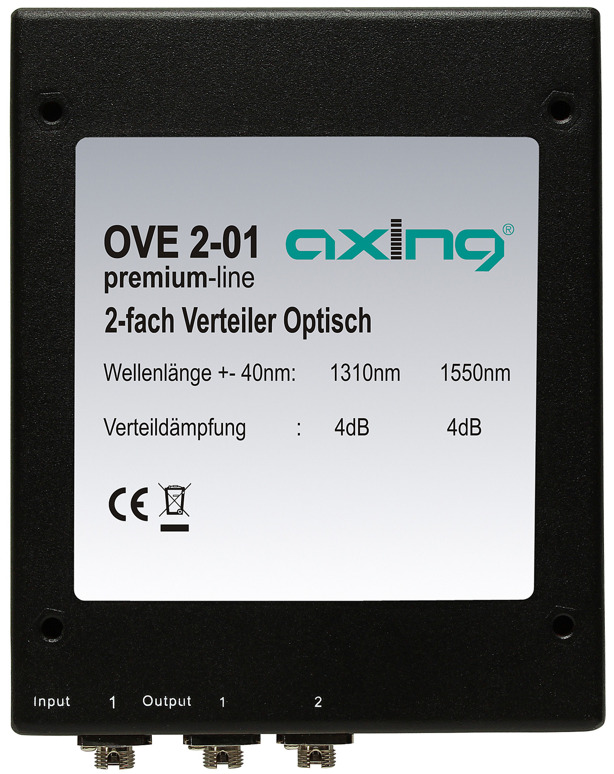 OVE 2-01 Optischer Verteiler | 2-fach