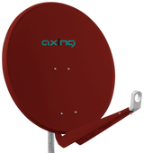 SAA 85-03N Aluminium-Satellitenantenne 85 cm | Ziegelrot