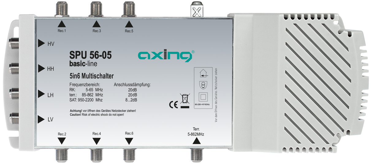 SPU 56-05 Multischalter | 5/6 | mit integriertem NT | Basic-Line