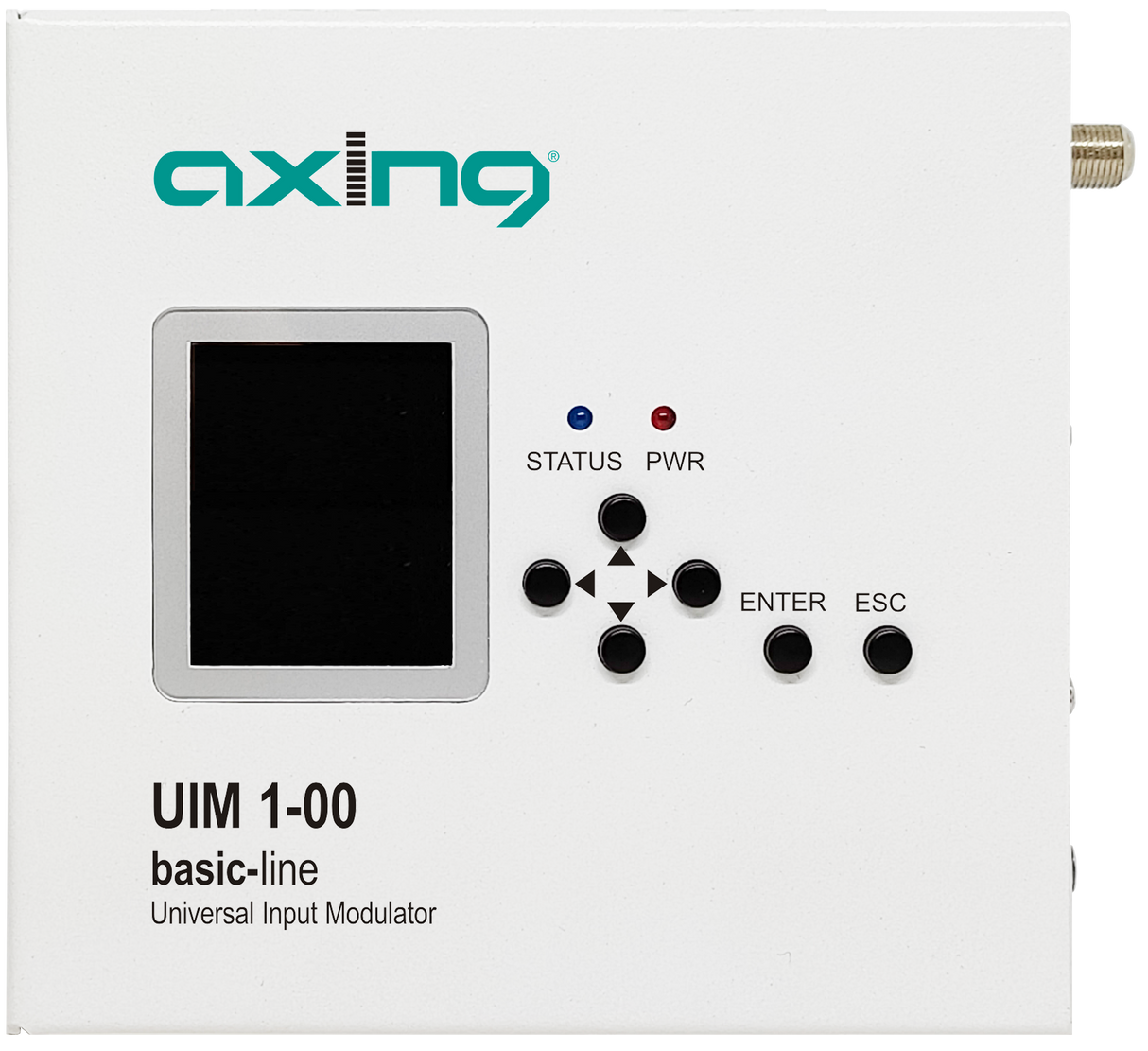 UIM 1-00 H.265/IPTV-Encoder | Universal-Input-Modulator | HDMI/USB/IP-Input in DVB-C